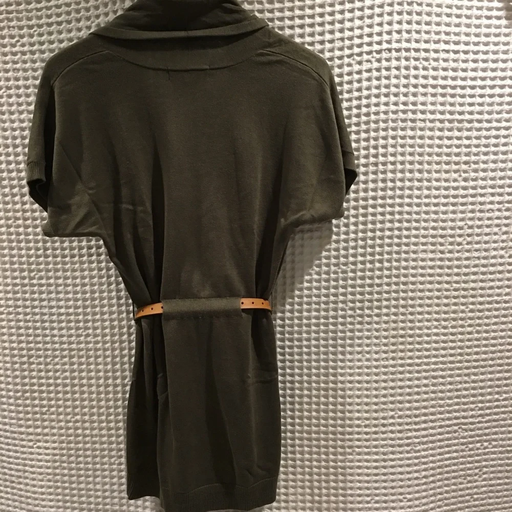 NEW Michael Kors open front cardigan w/belt loops